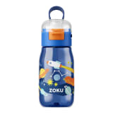 Zoku Pops Kids Flip Gulp Bottle - Blue Space