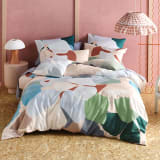 Linen House Blue Ortensia Duvet Cover Set - King 