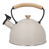 La Cafetiere Stainless Steel Whistling Stovetop Kettle, 1.6L - Latte