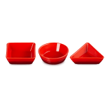 Le Creuset Tapas Dishes, Set of 3 - Cerise