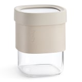 Lekue Flip Medium Storage Container - Taupe