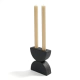 Oh Nice Totem Candle Holder - Black