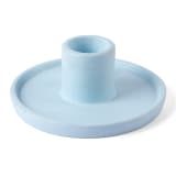 Alkaline Small Candlestick Holder - Baby Blue