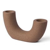 Thread Office Crescent Candle Holder - Light Clay