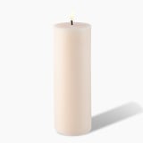 Okra Candle Off White Pillar Candle - Large 