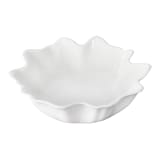 Le Creuset Stoneware Ruffle Serving Bowl, 3.8L - White