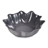 Le Creuset Stoneware Ruffle Serving Bowl, 3.8L - Flint