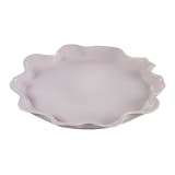 Le Creuset Stoneware Ruffle Serving Platter, 36cm - Shallot