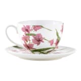 Maxwell & Williams Royal Botanic Gardens Orchids Cup & Saucer, 240ml -  Pink