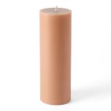 Okra Candle Nude Pillar Candle - Large 