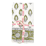 India Ink Autumn Pomegranate Pillowcases, Set of 2 - Green