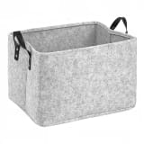 Trendz Of Today Felt Foldable Multipurpose Basket - Medium 