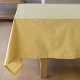 Linen House Revana Chambray Yellow Tablecloth - 10-Seater 