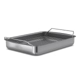 Eva Solo Ceramic-Coated Professional Roasting Pan with Rack - 35cm x 25cm 