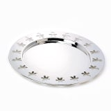 Alessi Girotondo Round Serving Tray, 40cm - Stainless Steel