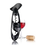 Vacu Vin Twister Corkscrew Bottle Opener - Black