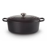 Le Creuset Signature 6.3 Litre Oval Cast Iron Casserole, 31cm - Matte Black