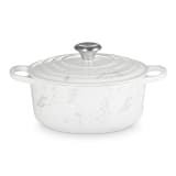 Le Creuset Signature 4.2 Litre Round Cast Iron Casserole, 24cm - Marble