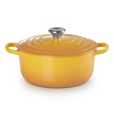 Le Creuset Signature 2.4 Litre Round Cast Iron Casserole, 20cm - Nectar