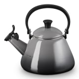 Le Creuset Kone Whistling Stovetop Kettle, 1.6L - Flint