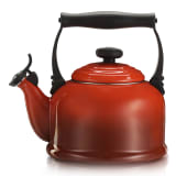 Le Creuset Traditional Whistling Stovetop Kettle, 2.1L - Cerise (Cherry)