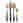 Excellent Houseware Gold Cutlery Set with Black Handles, 16-Piece