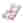 Humble & Mash Pink Fringed Table Runner