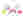 PME Rainbow Candles, Set of 5