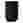 Thread Office Matte Black Bathroom Pedal Bin, 3L