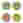 Designers Guild Ikebana Porcelain Side Plates, Set of 4