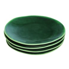 Mervyn Gers Glazed Stoneware Dinner Plates, Set of 4