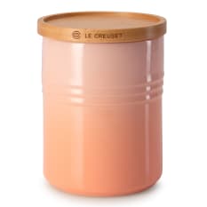 Le Creuset Medium Stoneware Storage Jar with Wooden Lid