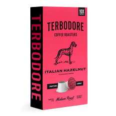 Terbodore Hazelnut Coffee Capsules, Pack of 10