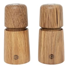 Crushgrind Stockholm Oak Grinders, Set of 2