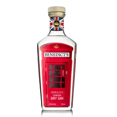 Benedict's Gin Triple Cut London Dry Premium Gin, 750ml