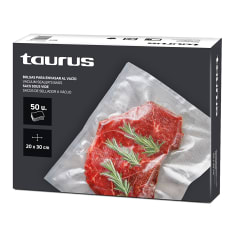Taurus VacPack Vacuum Sealer Plastic Bags, Pack of 50