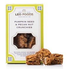 Leo Foods Pumpkin Seed and Pecan Nut Crunchies, 200g