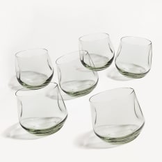 Ngwenya Glass Nelson Rocking Whisky Tumblers, Set of 6