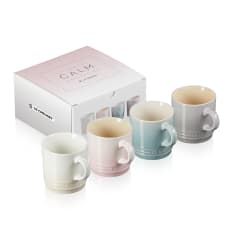 Le Creuset Calm Collection Cappuccino Mugs, Set of 4