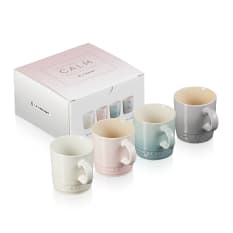Le Creuset Calm Collection Espresso Mugs, Set of 4