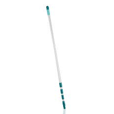 Leifheit Easy-Click System Telescopic Extendable Aluminium Handle, 145 - 400cm