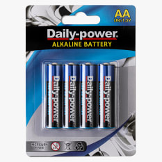 Daily Power Alkaline AA Batteries