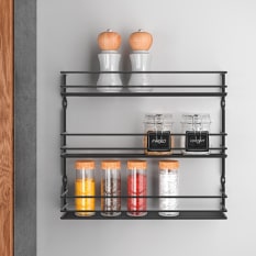 Metaltex Lava Pepito 3 Mounted 3-Tier Spice Rack