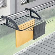 Metaltex Bries Onyx Balcony Laundry Dryer, 6m