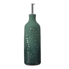 Le Creuset Stoneware Olive Branch Oil Cruet Bottle, 600ml