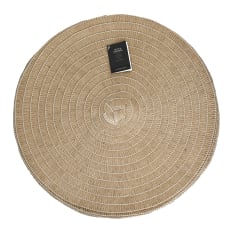 Creative Tops Round Jute Placemats, Set of 4