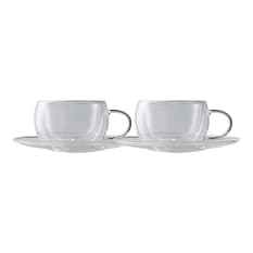 Yuncang Espresso Double Wall Glasses 2pk - EATwithOHASHI