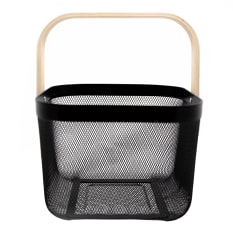 Trendz Of Today Storage Basket With Wooden Handle