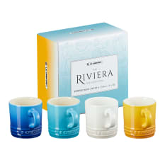 Le Creuset Riviera Collection Espresso Mugs, Set of 4