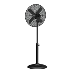 Alva Air Matte Black Pedestal Fan